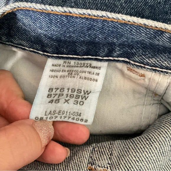 Rustler Extra Rugged Straight Leg Regular Fit Heavyweight Denim Jeans 48 x 30 - Picture 6 of 8